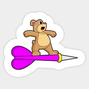 Bear Darts Dart Sticker